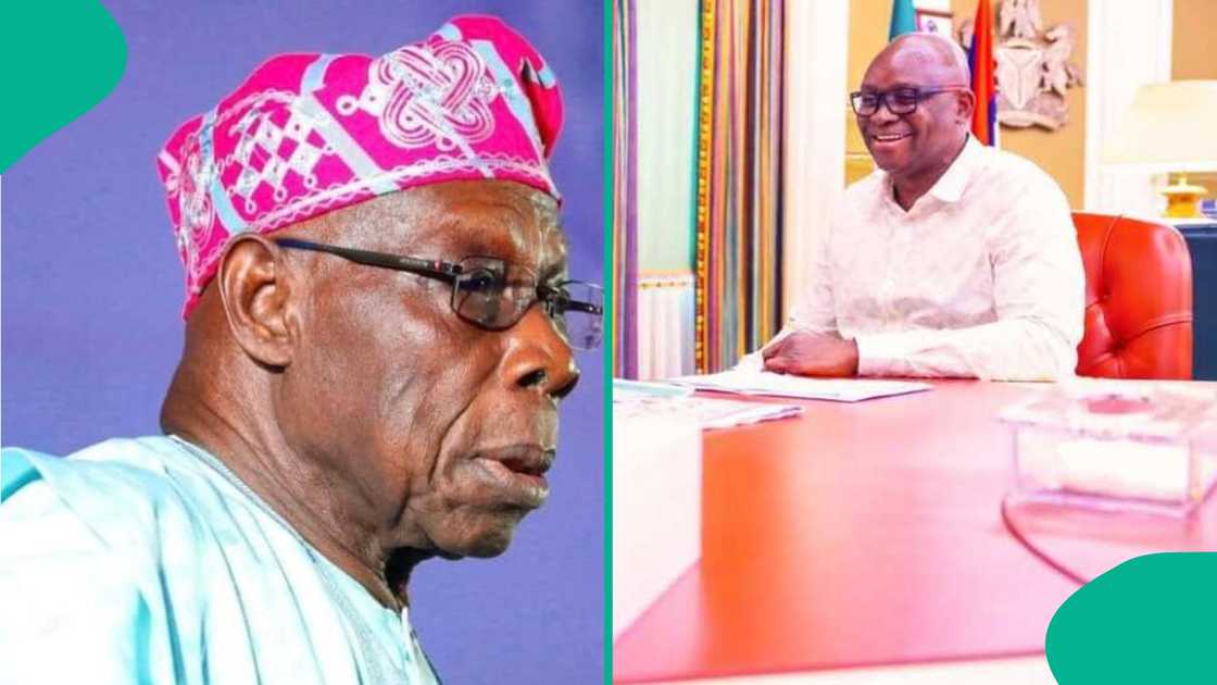 Former President Olusegun Obasanjo has knocked Ayodele Fayose.