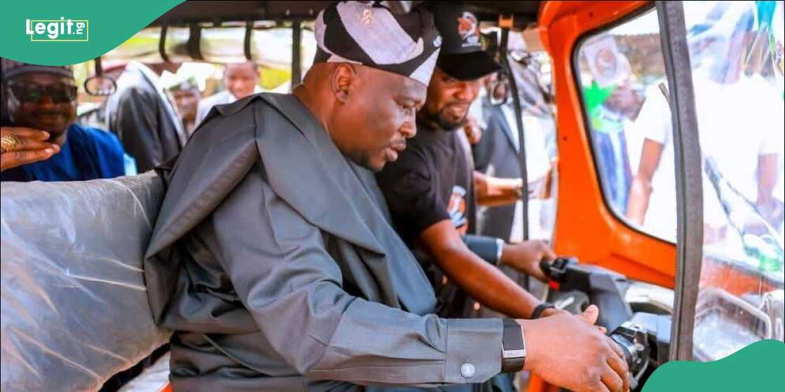 Officials inspected electric tricycle assembly operations during the rollout ceremony in Adamawa Officials inspected electric tricycle assembly operations during the rollout ceremony in Adamawa