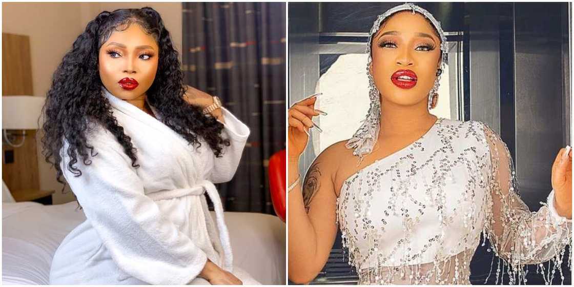 Tonto Dikeh tells Halima Abubakar to expose Nollywood bullies Tonto Dikeh tells Halima Abubakar to expose Nollywood bullies