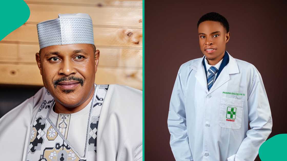 Saidi Balogun shares good news about one of his sons Saidi Balogun shares good news about one of his sons