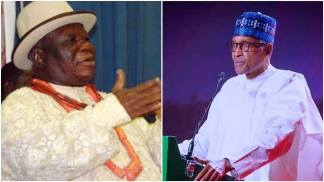 Muhammadu Buhari/Edwin Clark/Niger Delta/2023 election