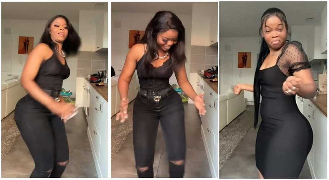 Queen Candida dancing with swag. Queen Candida dancing with swag.