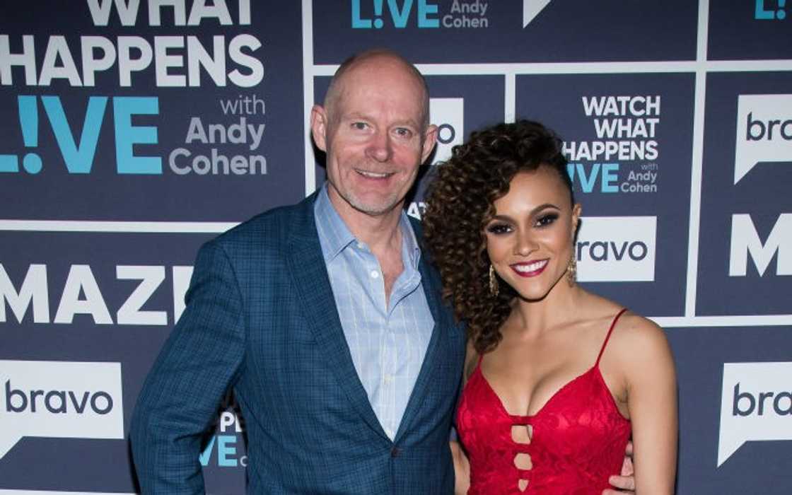 Michael Darby and Ashley on a TV show