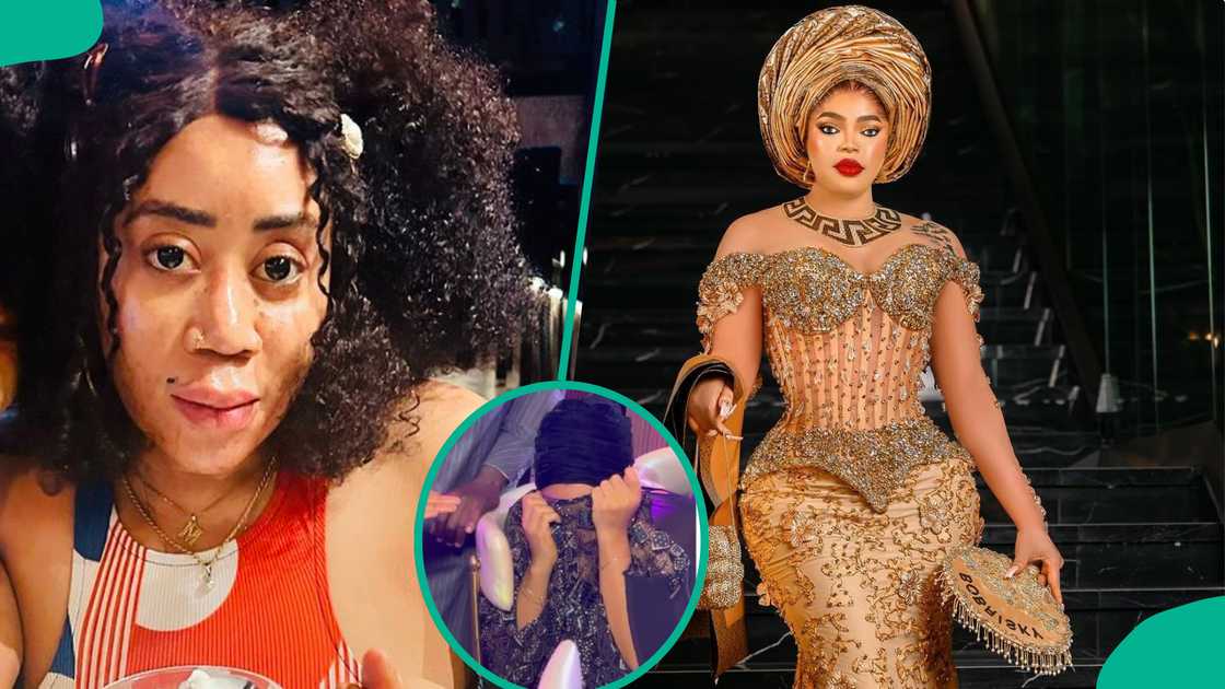 Moyo Lawal at Bobrisky's birthday party. Moyo Lawal at Bobrisky's birthday party.