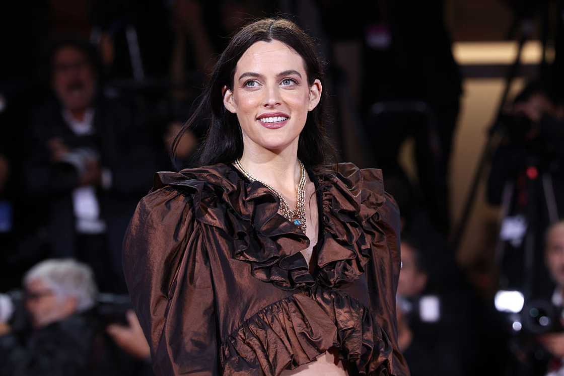 Riley Keough at the 82nd Venice International Film Festival