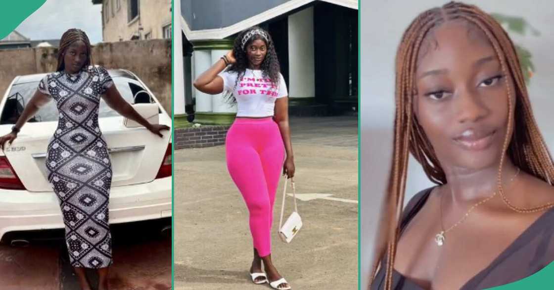 Photos as Nigerian lady flaunts her curves, says they are natural