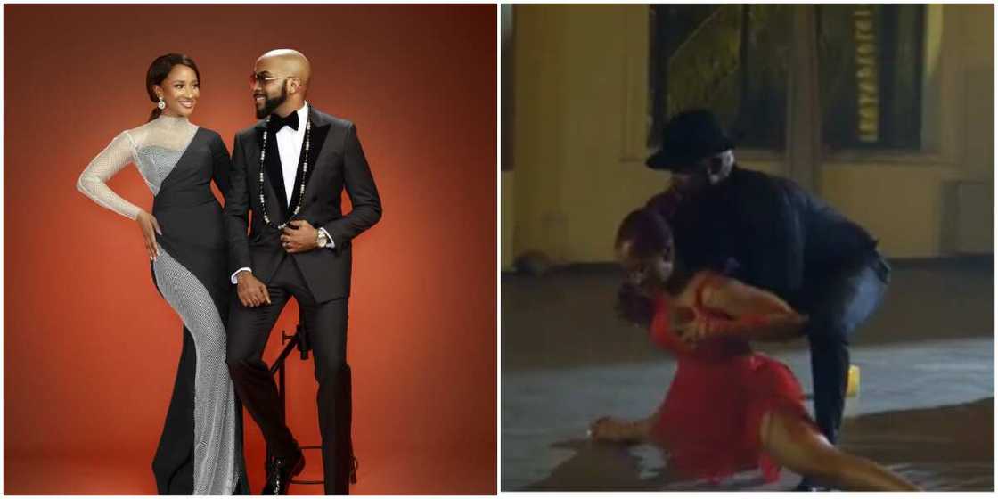 Banky W shares hilarious BTS clip from music video shoot with wife Adesua Banky W shares hilarious BTS clip from music video shoot with wife Adesua