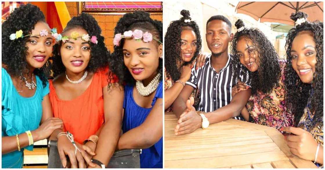 Cute triplet sisters, same man, marry Cute triplet sisters, same man, marry