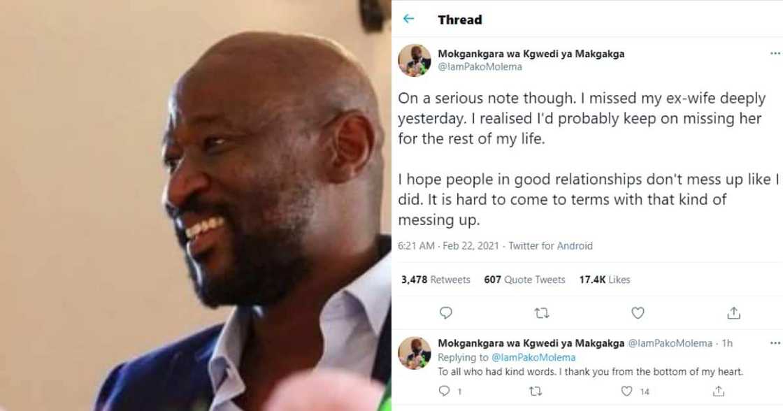 I Miss My Ex Wife: Man Advises Locals to Cherish Their Relationships I Miss My Ex Wife: Man Advises Locals to Cherish Their Relationships