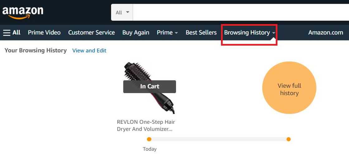 How to hide orders on Amazon
