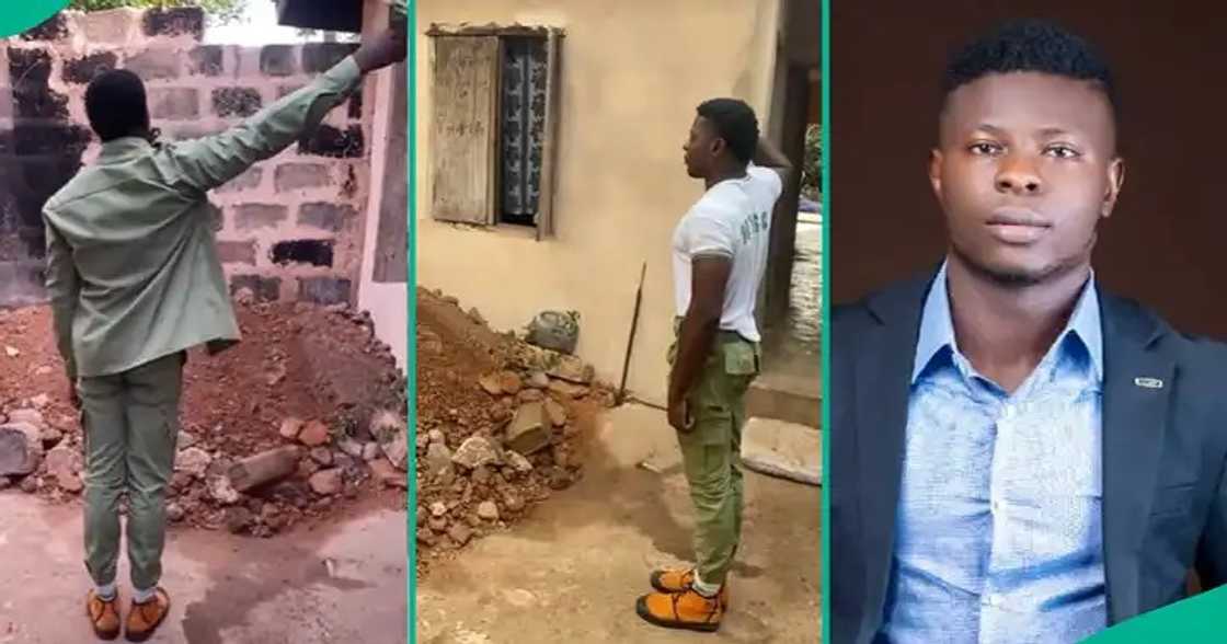Corps members go viral for honouring their late parent. Corps members go viral for honouring their late parent.
