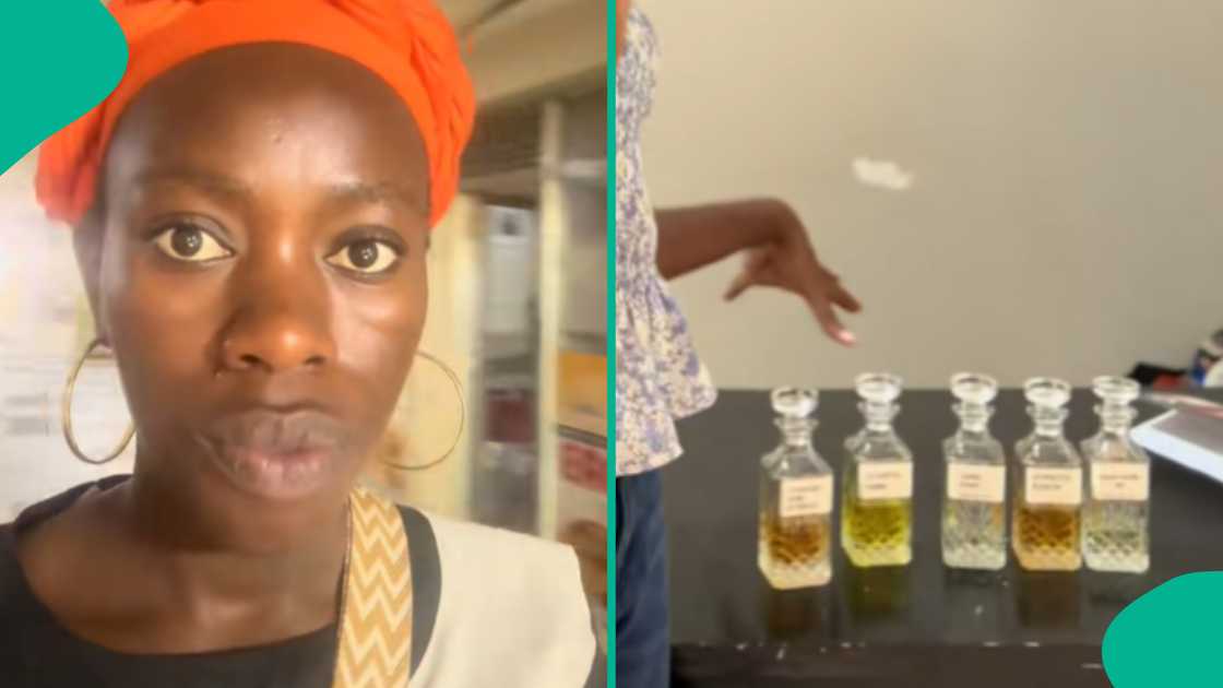 Lady who is a medical doctor shares that she sells perfume. Lady who is a medical doctor shares that she sells perfume.