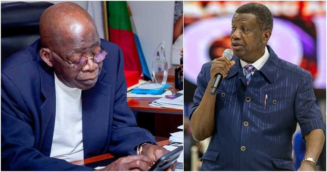 Bola Tinubu, Pastor E.A Adeboye, APC, May 29 handover