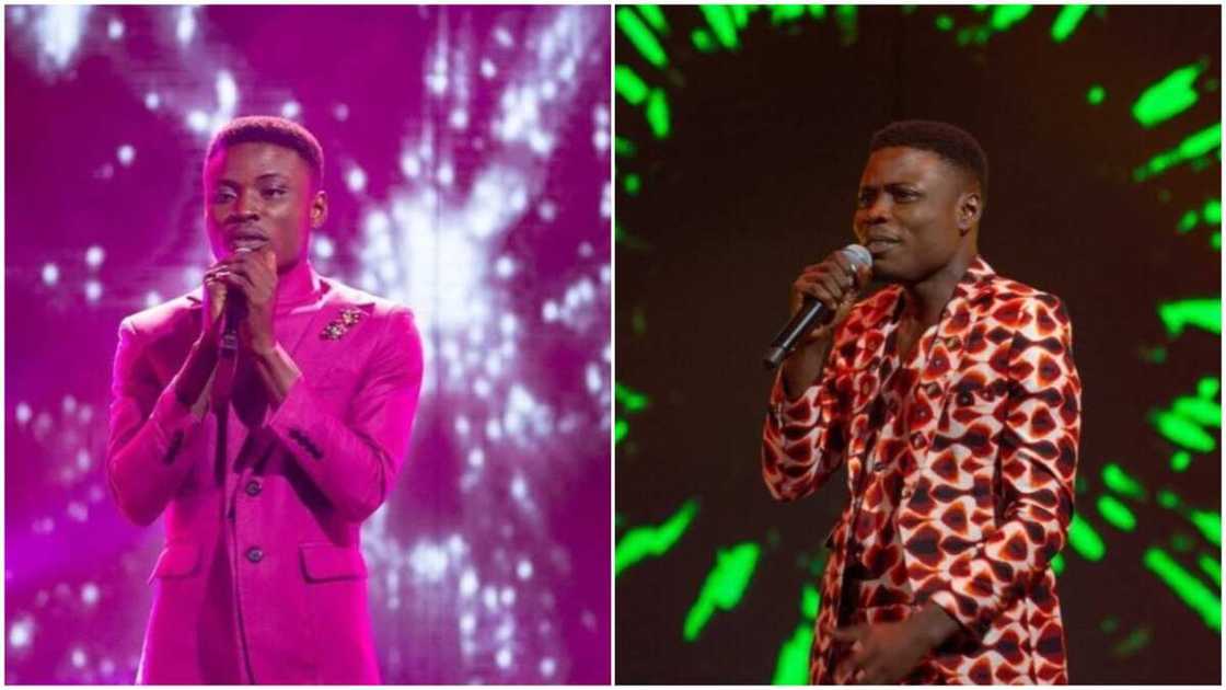 Kingdom cried on stage. Kingdom cried on stage.