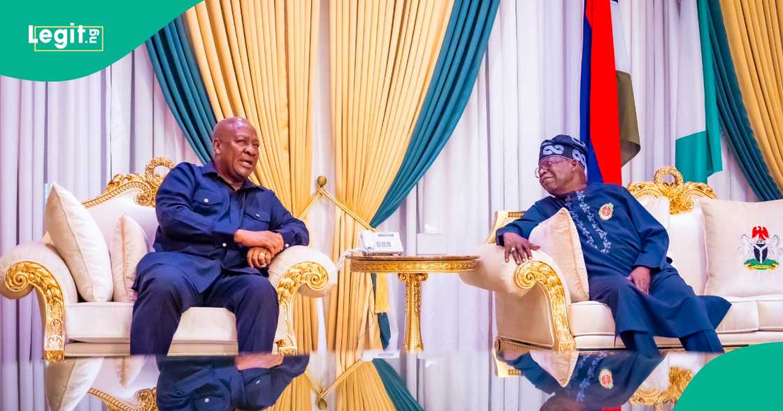 John Mahama da Bola Tinubu. John Mahama da Bola Tinubu.