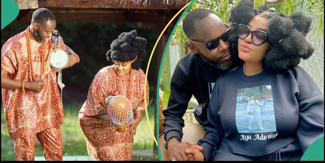 Yoruba actress Biodun Okeowo and lover Yoruba actress Biodun Okeowo and lover