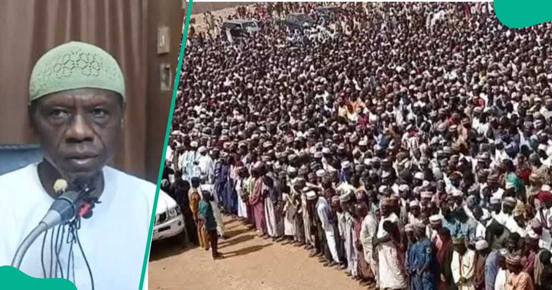 Wurin janazar Dutsen Tanshi. Wurin janazar Dutsen Tanshi.