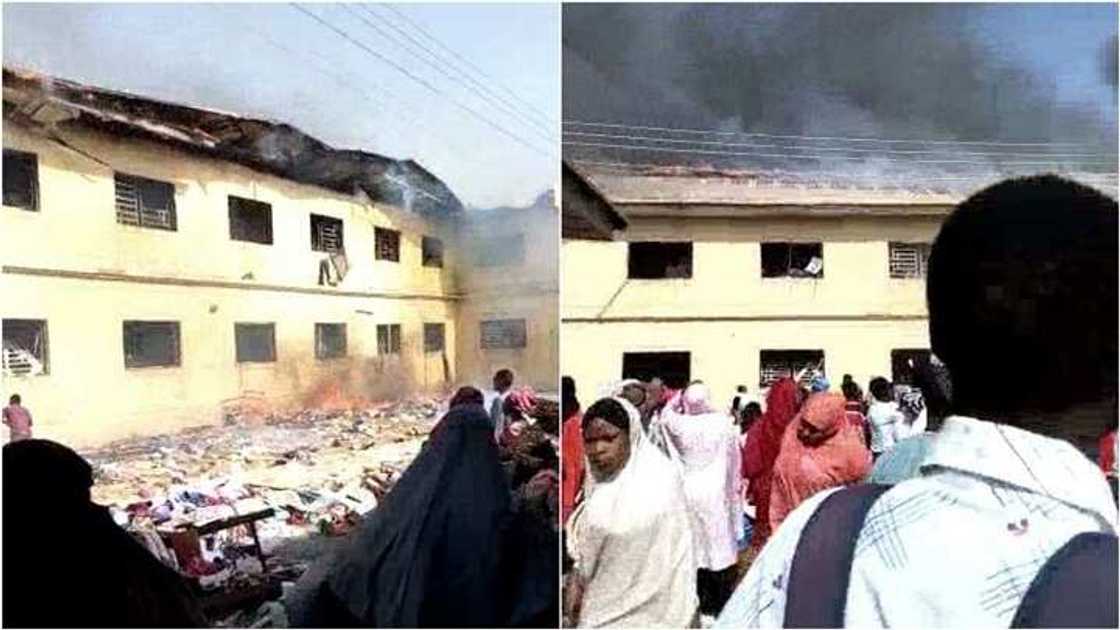 Gobara ta tafka ma dalibai mummunan asara a wata babbar makaranta dake Kaduna