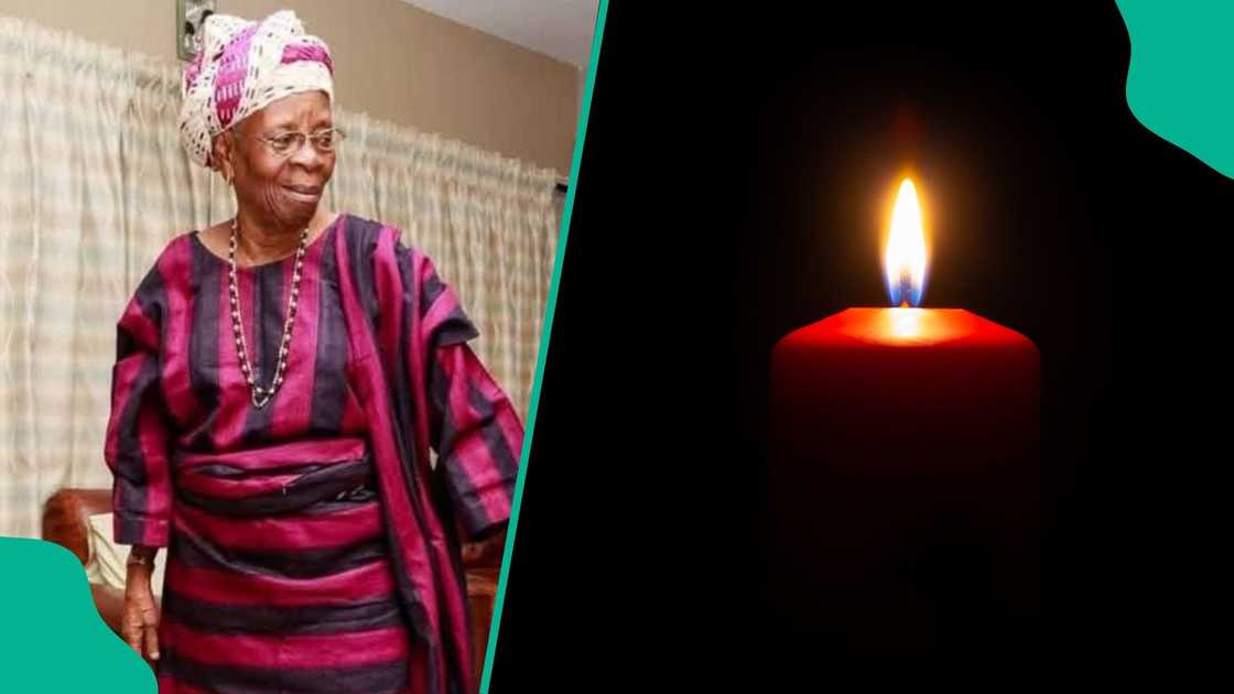 President Bola Tinubu mourns the death of the former first lady of the Ogun state, Lucia Onabanjo through a statement shared by Bayo Onanuga. President Bola Tinubu mourns the death of the former first lady of the Ogun state, Lucia Onabanjo through a statement shared by Bayo Onanuga.