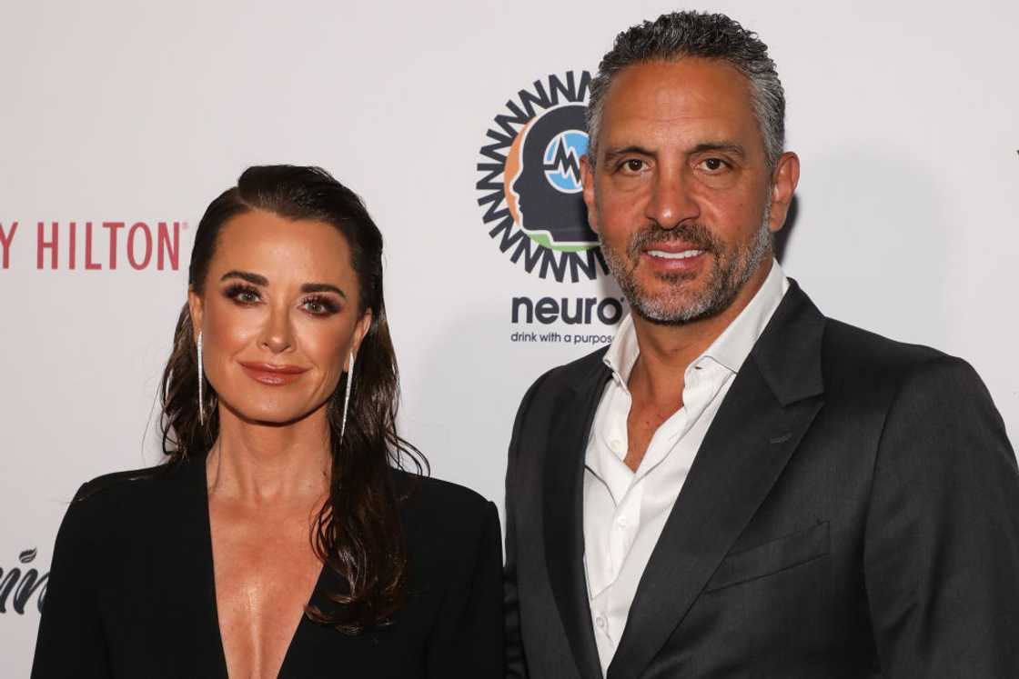 Kyle Richards and Mauricio Umansky at The Beverly Hilton in Beverly Hills, California.