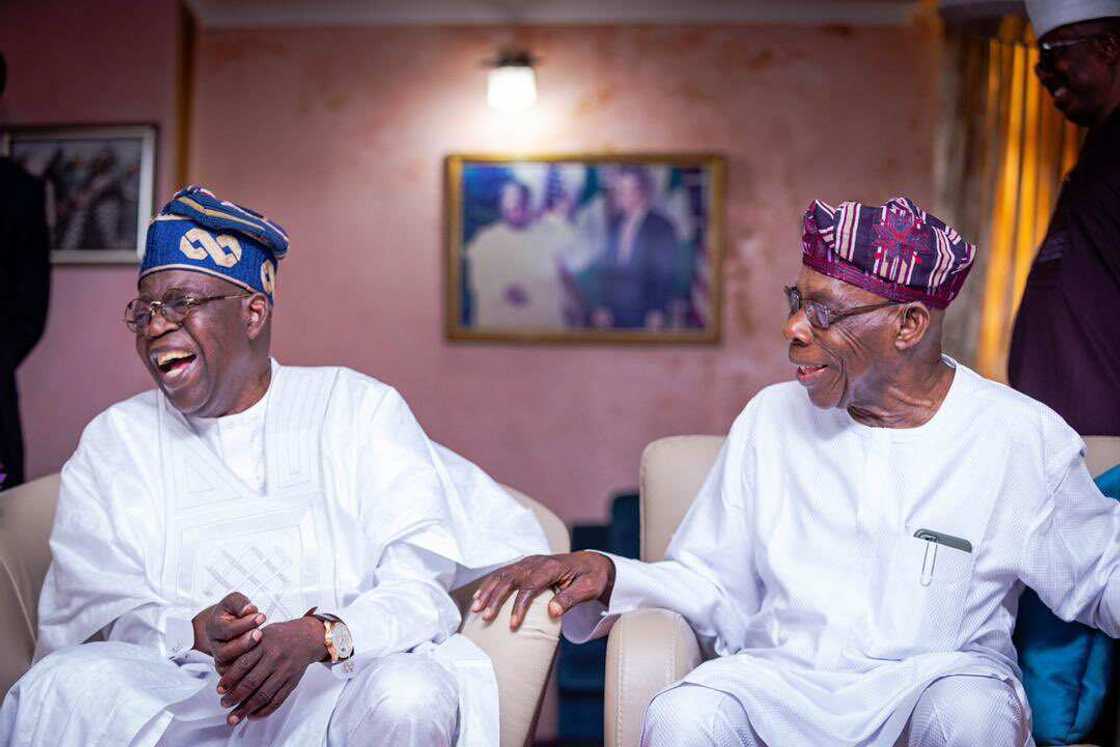 Bola Tinubu Gidan Obasanjo