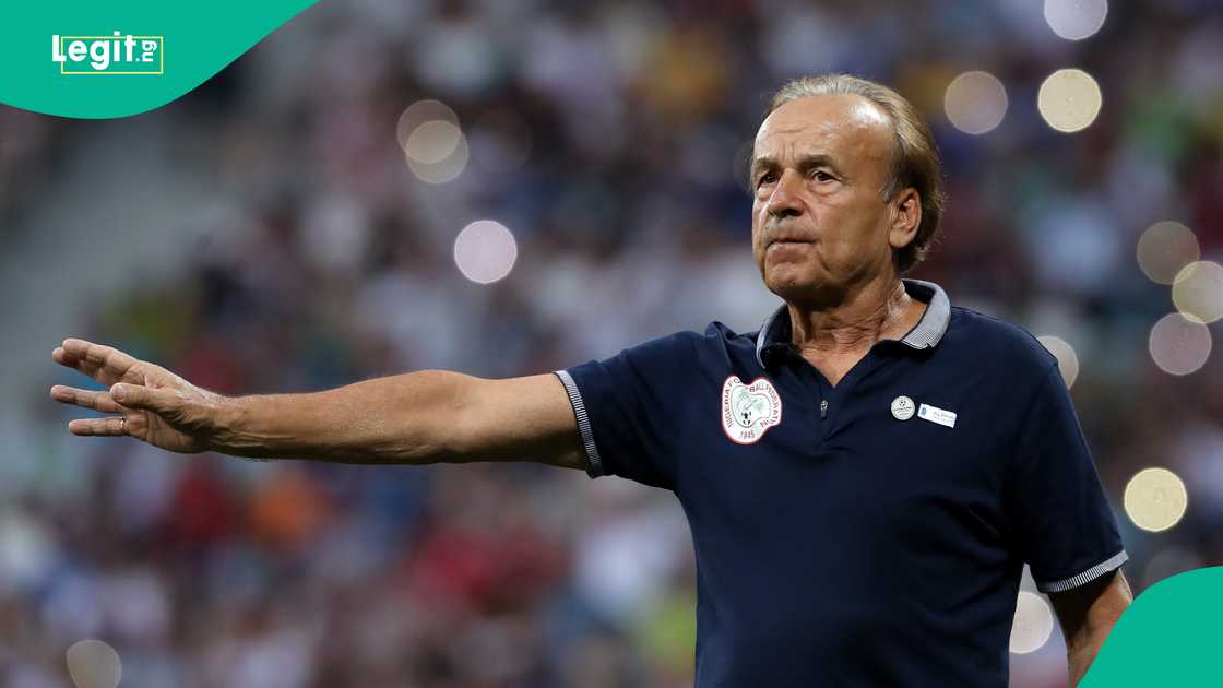 Gernot Rohr is happy for Eric Chelle. Gernot Rohr is happy for Eric Chelle.
