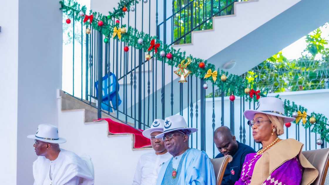 President Bola Tinubu today received the organisers of Eyo Festival who paid homage to him at his Lagos residence, ahead of the Eyo Festival scheduled for December 27