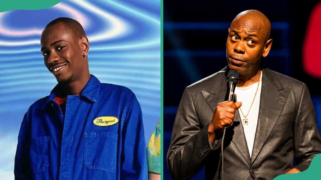 Dave Chappelle then and now. Dave Chappelle then and now.