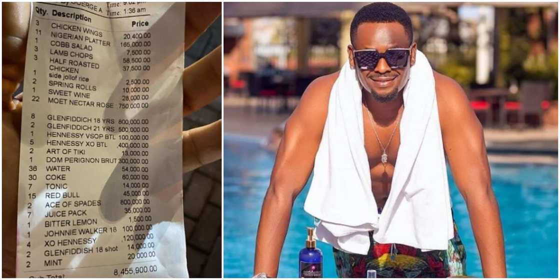 Zubby Micheal splurges money in restaurant Zubby Micheal splurges money in restaurant