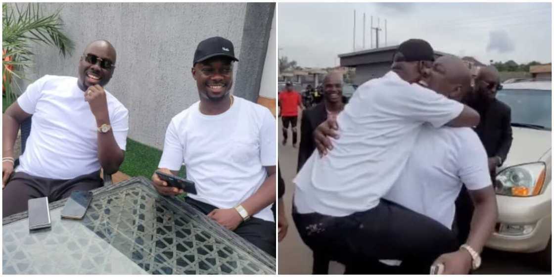 Obi Cubana and lookalike brother. Obi Cubana and lookalike brother.