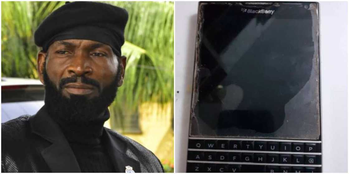 Sylvester Madu reveals what he did to buy a Blackberry phone Sylvester Madu reveals what he did to buy a Blackberry phone