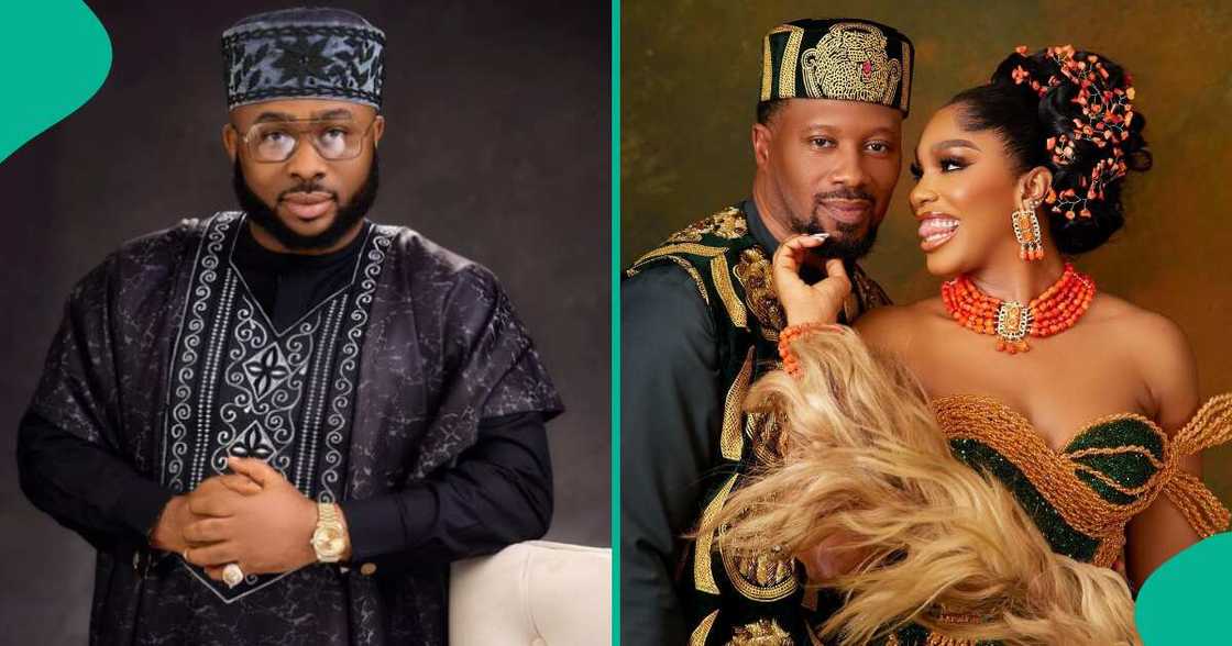 Olakunle Churchill speaks on Sharon Ooja's husband's drama. Olakunle Churchill speaks on Sharon Ooja's husband's drama.