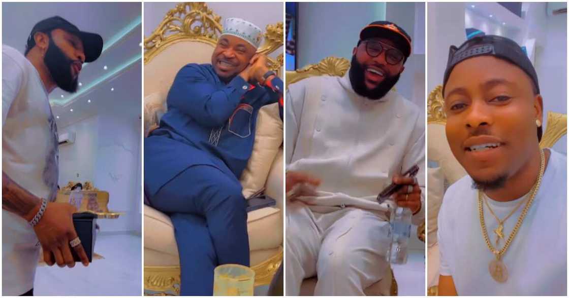 KCee, EMoney host MC Oluomo, Lege Miami. KCee, EMoney host MC Oluomo, Lege Miami.