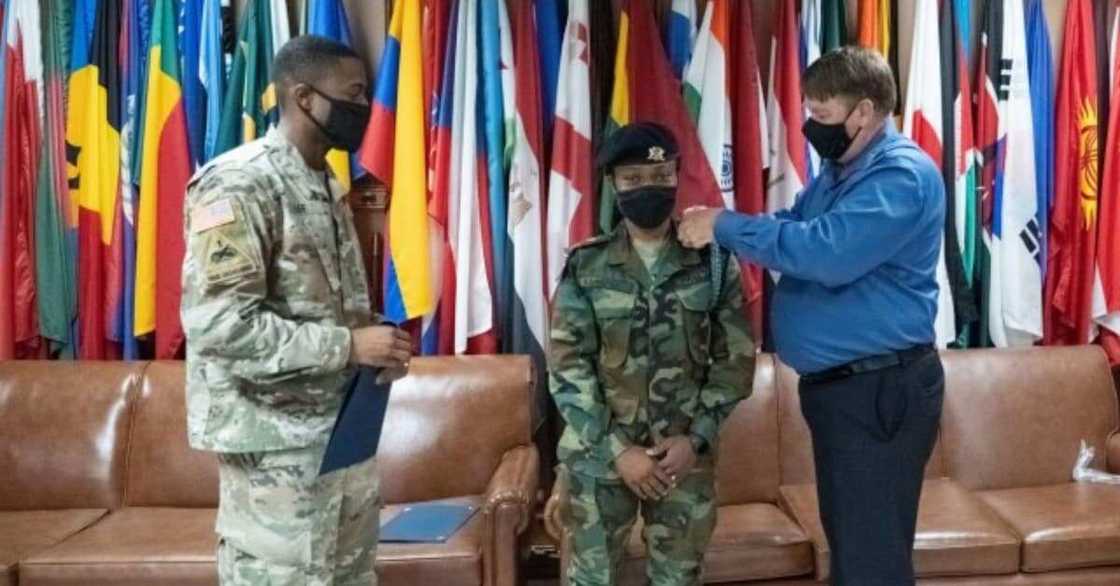Lt Agatha Kpamina: Young Ghanaian female soldier becomes 1st African to finish top course in Georgia Lt Agatha Kpamina: Young Ghanaian female soldier becomes 1st African to finish top course in Georgia