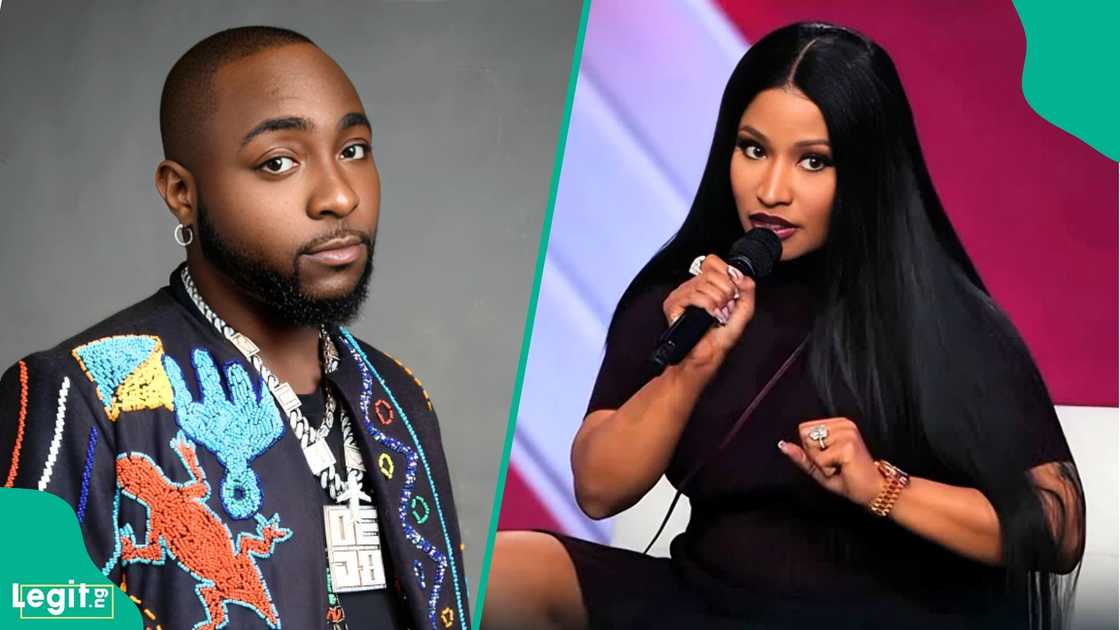 Davido opens up about sending Nicki Minaj a DM after Abuja studio session and discovering she had followed him for years without his knowledge