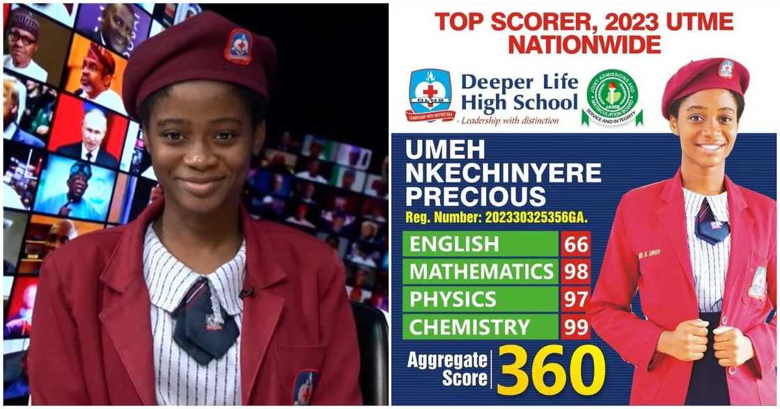 Nkechinyere Umeh/ UTME top scorer/ Nkechinyere Umeh gets scholarship/ Anchor university offers scholarship to Nkechinyere/ Anchor University scholarship