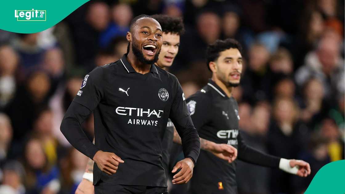 Ghana, Antonie Semenyo, Manchester City, Leeds United, Elland Road, Football. Ghana, Antonie Semenyo, Manchester City, Leeds United, Elland Road, Football.