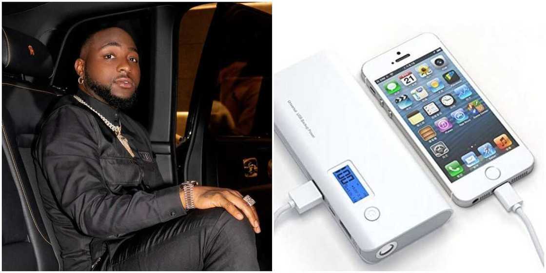 Man loses his cool after lending Davido power bank. Man loses his cool after lending Davido power bank.