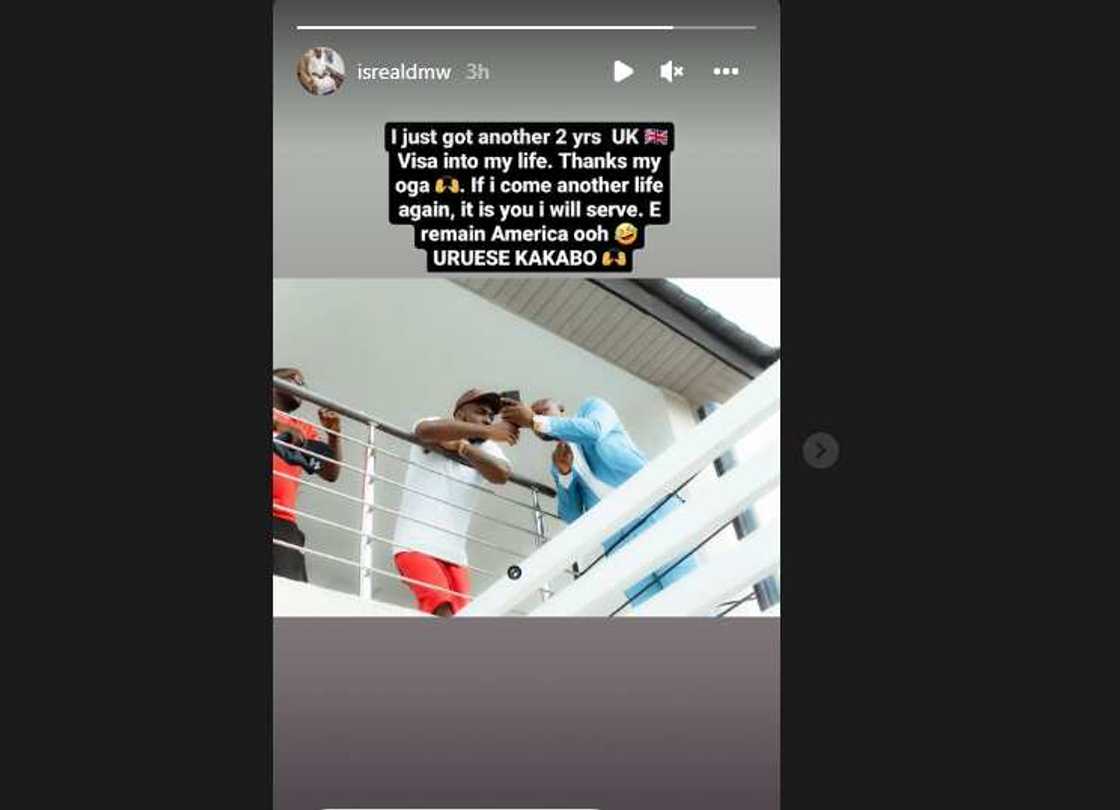 Isreal DMW's UK visa, Davido. Isreal DMW's UK visa, Davido.
