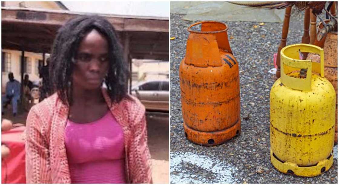 Nigerian man arrested in Adamawa for dressing as a woman and entering female hostel to steal. Nigerian man arrested in Adamawa for dressing as a woman and entering female hostel to steal.