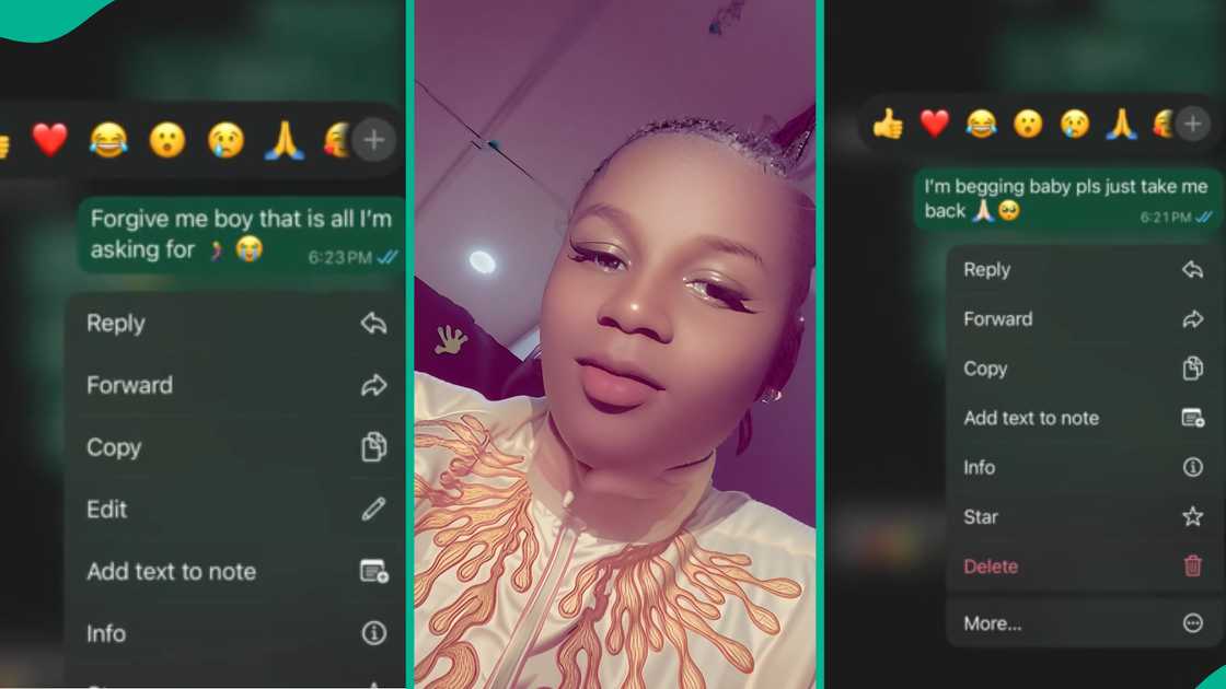 Lady shares her ex-boyfriend's response after she pranked him to take her back Lady shares her ex-boyfriend's response after she pranked him to take her back
