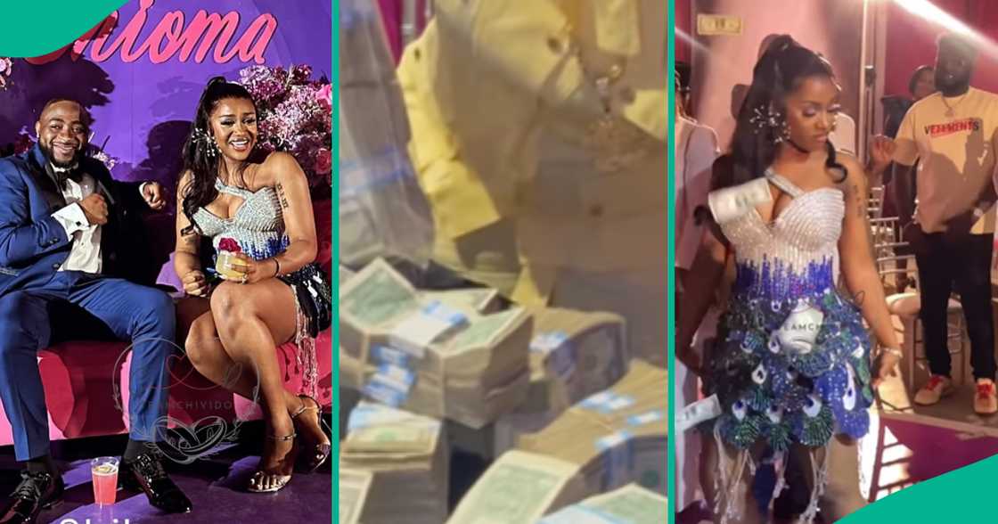 100 dollar bills rain on Chioma on her 30th birthday. 100 dollar bills rain on Chioma on her 30th birthday.