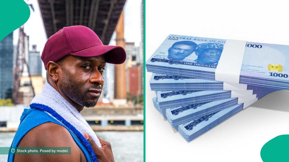 The man said his Swedish girlfriend supported him with money. The man said his Swedish girlfriend supported him with money.