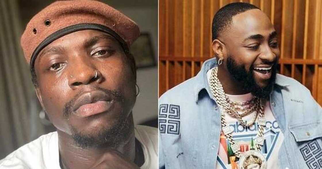 VeryDarkMan requests money from Davido for NGO