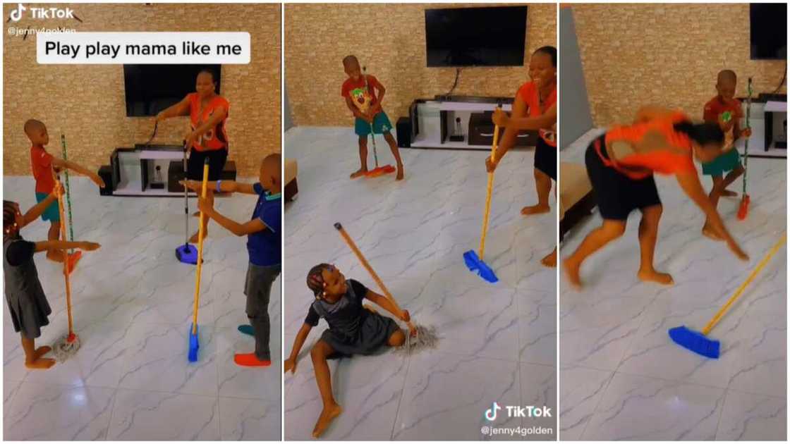 Good mother-children goals/simple game at home. Good mother-children goals/simple game at home.