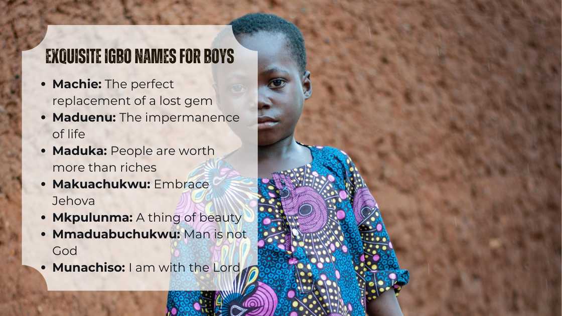 Igbo names for boys Igbo names for boys