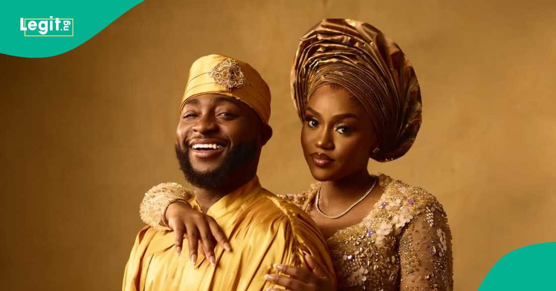 Davido steps out with wife to eat, video surfaces online.