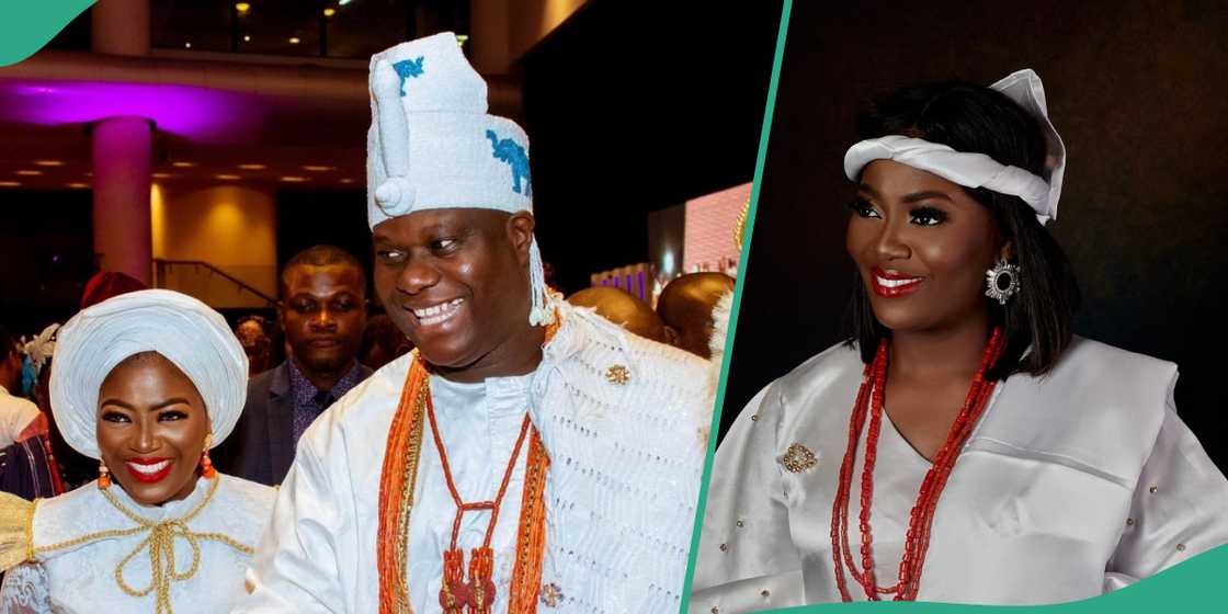 Olori Ashley Folashade hails her prince, stirs controversy