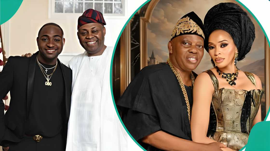 Nigerians react to Davido’s dad’s unexpected encounter with Razaq Okoya