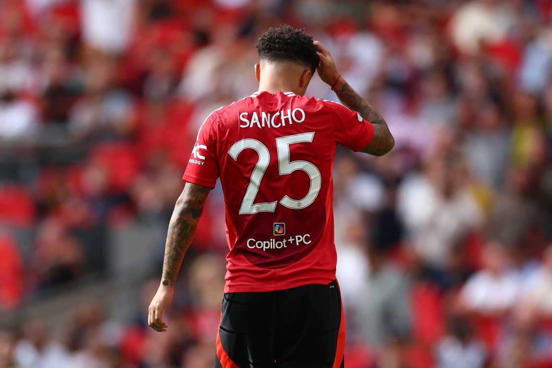 Manchester United Star Consoles Jadon Sancho After Penalty Miss